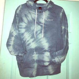 Tie Dye Embroidered “Whatever” Hoodie
